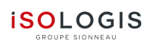 Logo isoLOGIS Groupe Sionneau Rouge Gris
