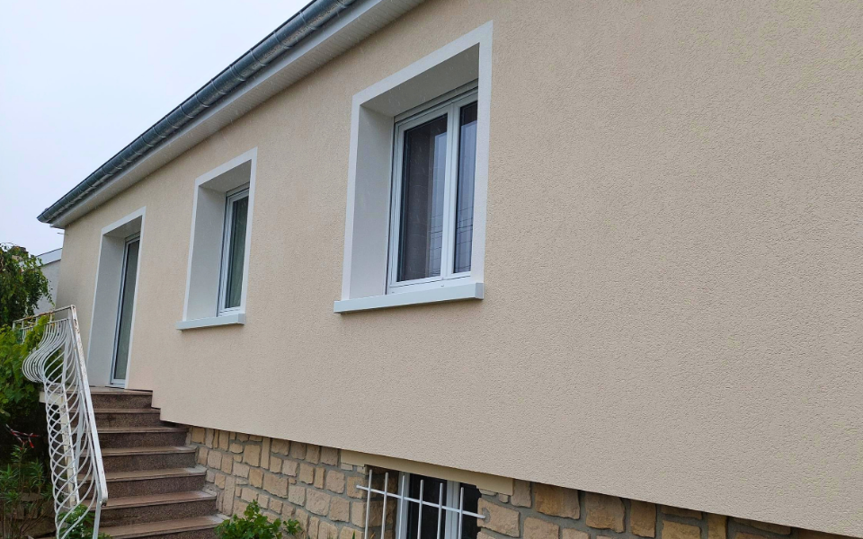 Isolation thermique par l’extérieur des façades et rénovation énergétique de la toiture - après