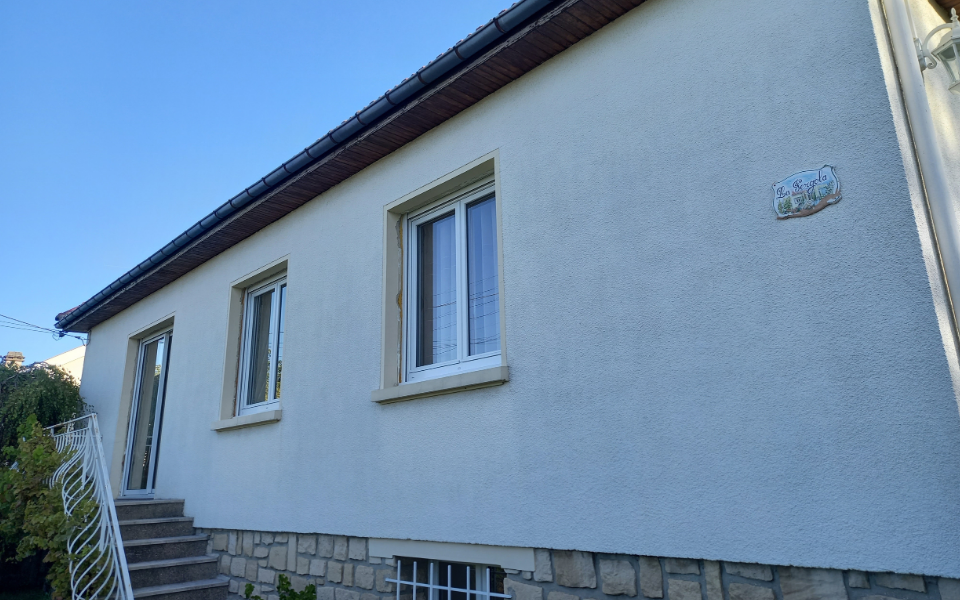 Isolation thermique par l’extérieur des façades et rénovation énergétique de la toiture - avant