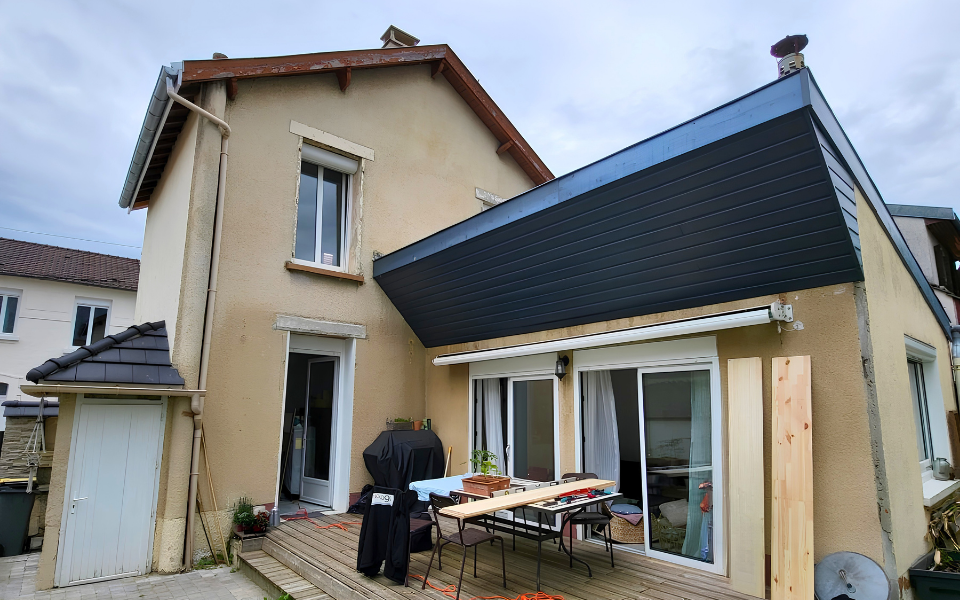 Isolation thermique par l’extérieur dans le cadre d’une rénovation globale - avant