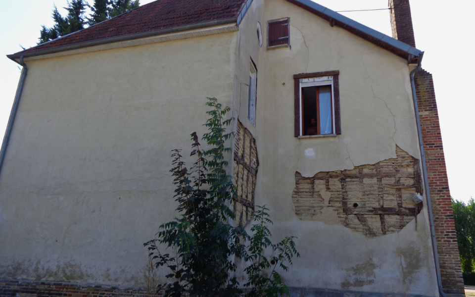 Rénovation complète et isolation extérieure d’un immeuble à ossature bois - avant