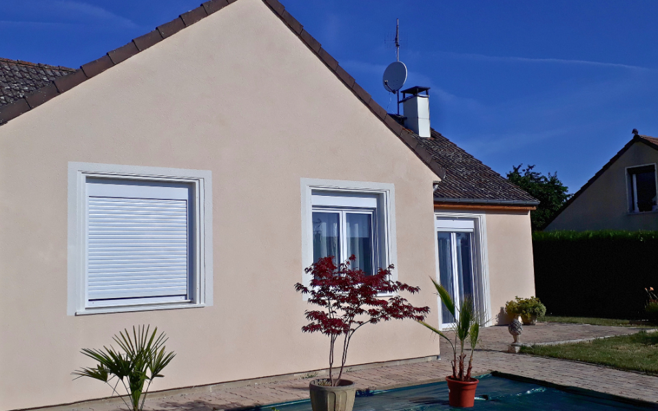 Rénovation d’une façade mixte avec un enduit mince armé D3 - après