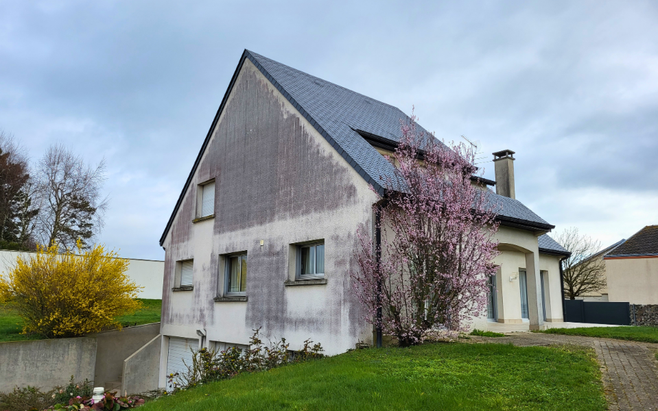 Traitement et imperméabilisation d’un pignon fortement exposé - avant