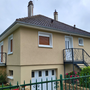 Rénovation d’une isolation extérieure avec une finition en enduit mince RPE - après